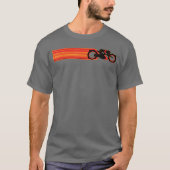 Disney TRON Ares Lightcycle Race Light Streak T-Shirt (Vorderseite)