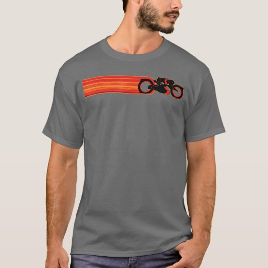Disney TRON Ares Lightcycle Race Light Streak T-Shirt (Vorderseite)
