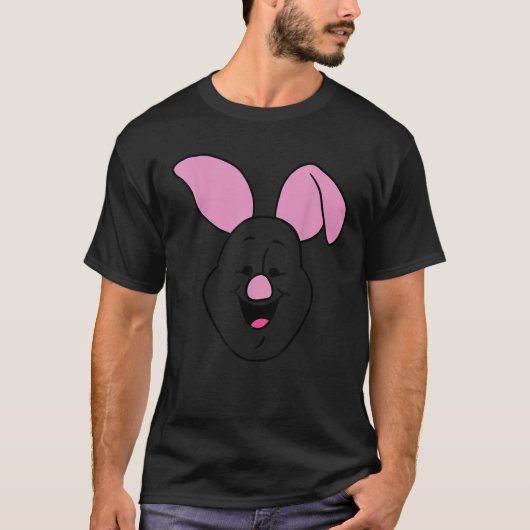 Disney Winnie The Pooh Piglet Large Face T-Shirt (Vorderseite)