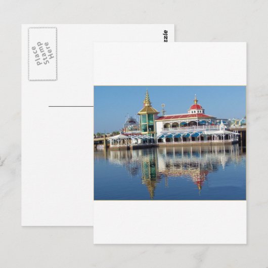 Disneyland Postkarte (Vorne/Hinten)