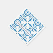 Disño mexicano estilo talavera serviette (Ecke)