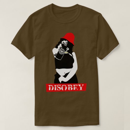 DISOBEY IN RED T-Shirt (Design vorne)