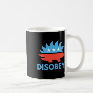 Disobey Libertarian Porcupine Resist Tyranny Gesch Kaffeetasse