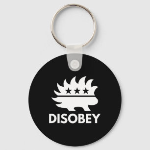 Disobey Libertarian Porcupine Resist Tyranny Gesch Schlüsselanhänger