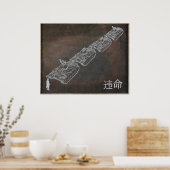 DISOBEY Tank Man Poster (Küche)