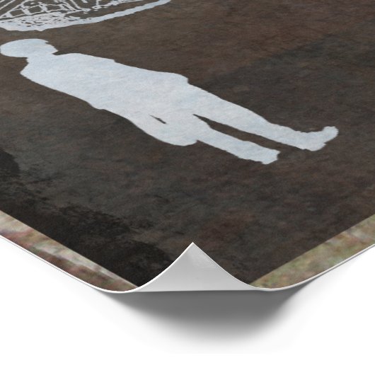 DISOBEY Tank Man Poster (Ecke)