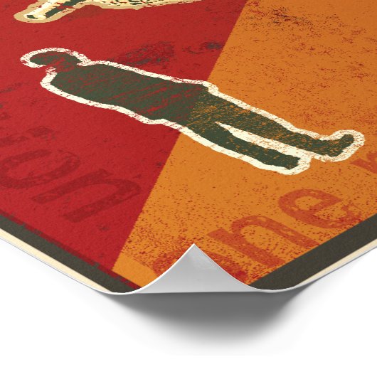 DISOBEY Tank Man Poster (Ecke)