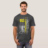 Dispatcher 911 First Responder USA Dispatcher T-Shirt (Vorne ganz)