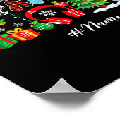 Dispatcher Christmas Tree Leopard Santa Snowman Jo Poster (Ecke)