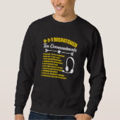 Dispatcher Commandments Responder Dispatch 911 Dis Sweatshirt (Vorderseite)