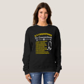 Dispatcher Commandments Responder Dispatch 911 Dis Sweatshirt (Vorne ganz)
