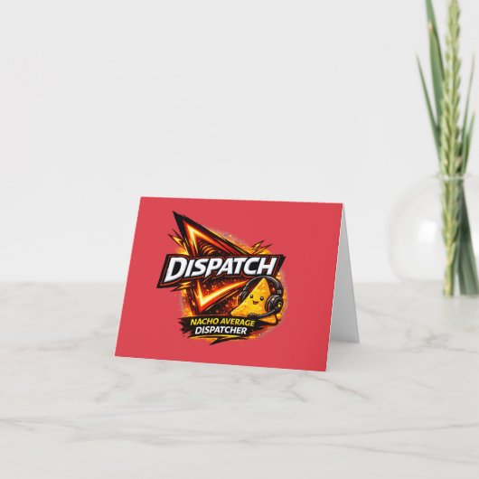 Dispatcher dankeskarte (Vorderseite)