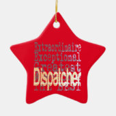 Dispatcher Extraordinator Keramik Ornament (Vorne)