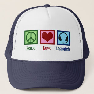 Dispatcher für den Betreiber der Peace Liebe Truckerkappe