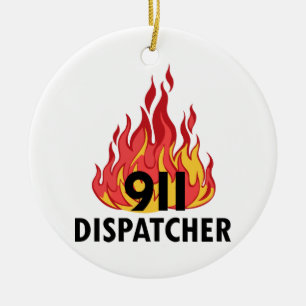 Dispatcher Keramik Ornament