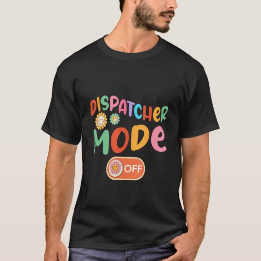 Dispatcher Mode Off Costume Summer Vacation Flowe T-Shirt (Vorderseite)