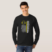 Dispatcher Mutter Gelbe Linie Dispatch Operator 91 T-Shirt (Vorne ganz)
