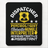 Dispatcher - Offizielle Roles Funny 911 Dispatch Mousepad (Vorne)