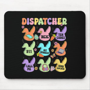 Dispatcher Ostern Süßes Kaninchen Kokette Cowgirl  Mousepad