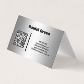 Dispatcher Scannable QR Business Card Visitenkarten (Rückseite)