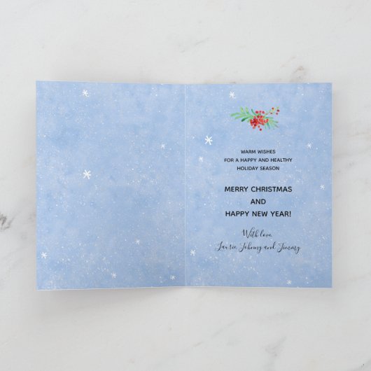 Dispatcher Thin Yellow Line Flag Frohe Weihnachten (Innenseite)