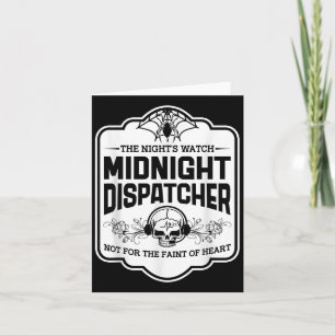 Dispatcher um Mitternacht Die Nächte beobachten Sk Karte