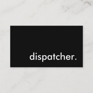 Dispatcher. Visitenkarte