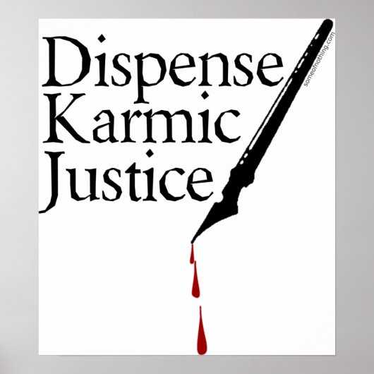 Dispendium Karmic Justice Poster (Vorne)