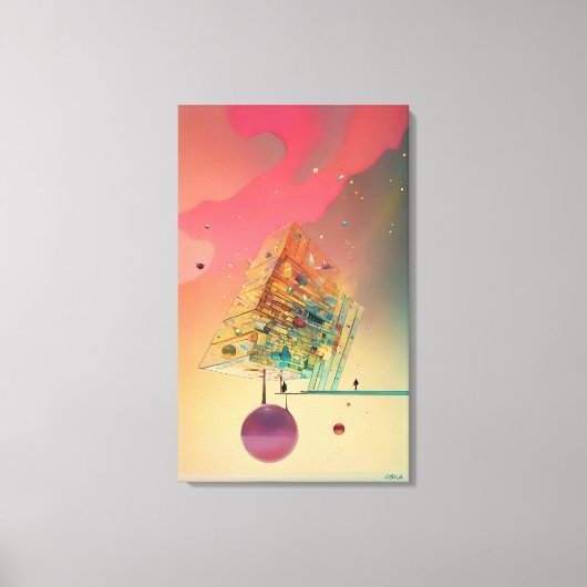 Displaced People Places Kings Leinwanddruck (Vorderseite)