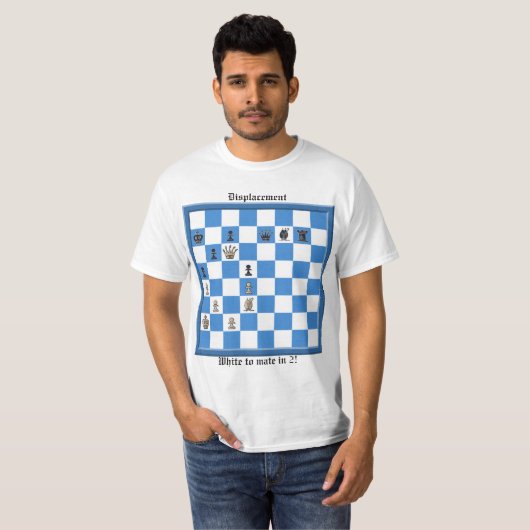 Displacement Chess Puzzle T-Shirt (Vorne ganz)