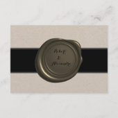 Display Bridal Polterabend Pen & Inkwell Begleitkarte (Rückseite)