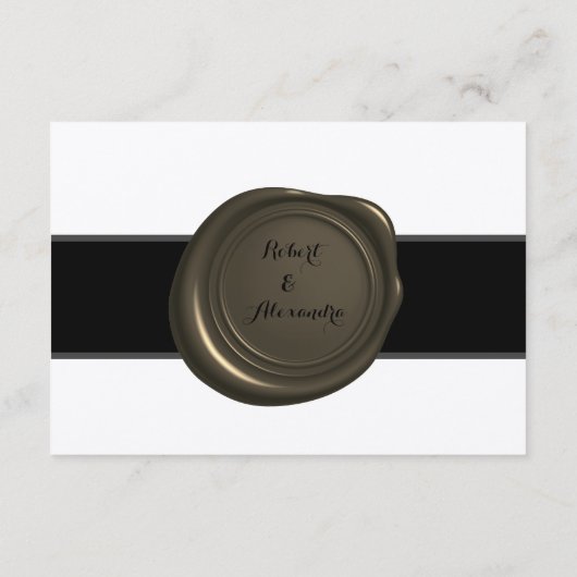 Display Bridal Polterabend Pen & Inkwell Enclo Begleitkarte (Rückseite)