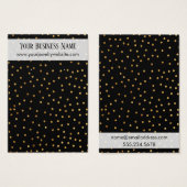 Display-Cards für Gold Confetti und Black Earring (Vorne & Hinten)
