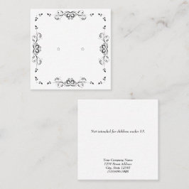 Display-Cards mit benutzerdefiniertem Vintagen Flo Telefonnummerkarte