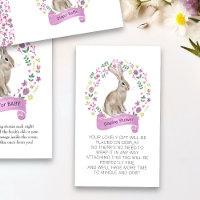 Display-Dusche ohne Wrap Gedicht Little Bunny