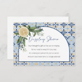 Display-Dusche, unverpackt Citrus italienisches Th Begleitkarte (Vorne/Hinten)