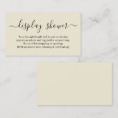 Display-Duschvorrichtung für die Einladung - Einfa (Vorne/Hinten)