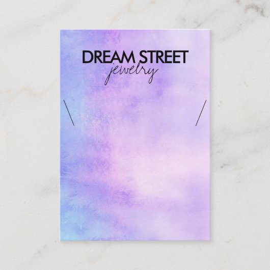 Display-Karte für Aquarellfarben Visitenkarte (Vorderseite)