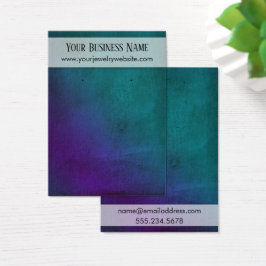 Display-Karte für den lila Aquamarinen Holzkörner