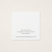 Display-Karte für moderne Skriptkasten-Ohren (Rückseite)