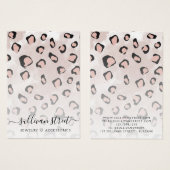 Display-Karte für Retro-Tierdruckohrringe (Vorne & Hinten)