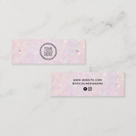 Display-Karte für soziale Medien Telefonnummerkarte (Vorne/Hinten)