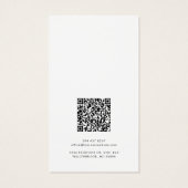 Display-Karte zum Hinzufügen von QR-Code (Rückseite)