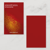 Display-Karten mit verführerischem Roter Ring Visitenkarte (Vorne/Hinten)