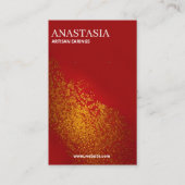 Display-Karten mit verführerischem Roter Ring Visitenkarte (Vorderseite)