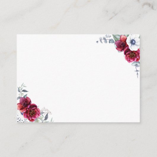 Display Showdusche kleine Insert-Karte hinzufügen, Begleitkarte (Rückseite)