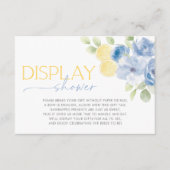 Display Shower Card Main Squeeze Bridal Shower Dankeskarte (Vorderseite)