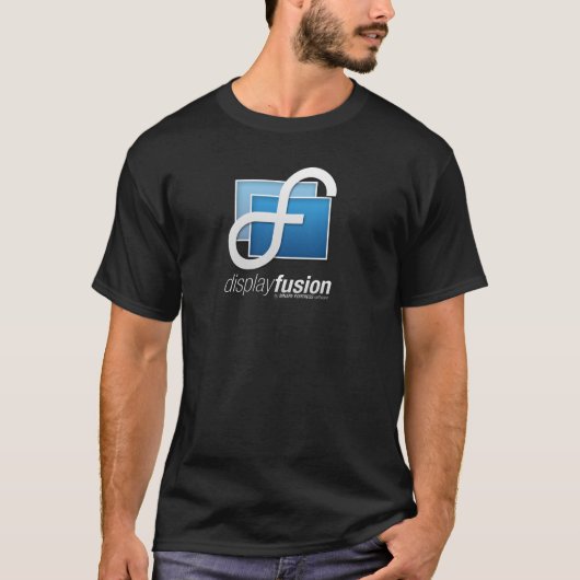 DisplayFusion T - Shirt (dunkel) (Vorderseite)