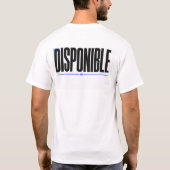 Disponible T-Shirt (Rückseite)