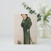 Disraeli, Benjamin Postkarte (Stehend Vorderseite)